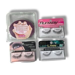 ARDELL Eyelashes Fake Eye Lashes Runway Fashion Lashes Lashlites New 4 Sets